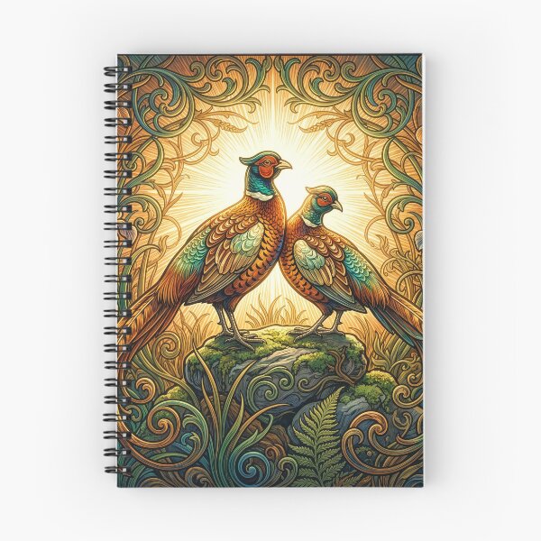 Item preview, Pheasants on A Boulder designed and sold by Tridentulus.