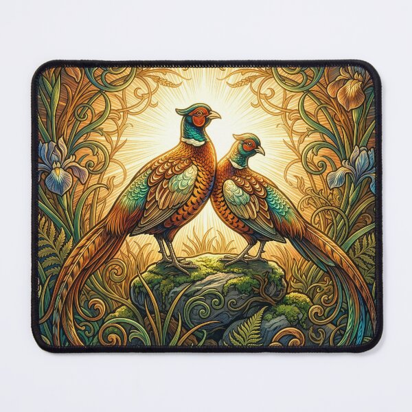 Item preview, Pheasants on A Boulder designed and sold by Tridentulus.