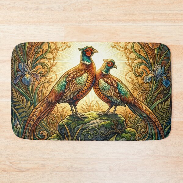 Item preview, Pheasants on A Boulder designed and sold by Tridentulus.