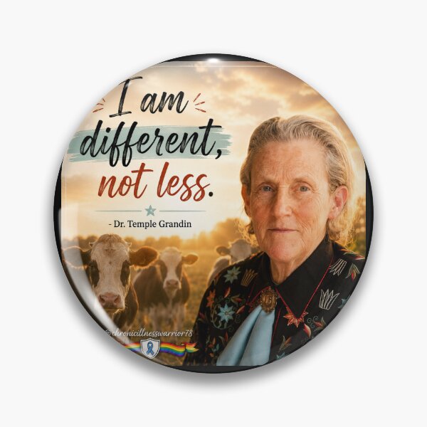 Item preview, I am Different, Not Less. -Temple Grandin Quote  designed and sold by CIW78.
