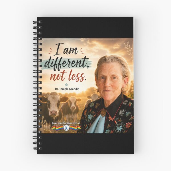 Item preview, I am Different, Not Less. -Temple Grandin Quote  designed and sold by CIW78.