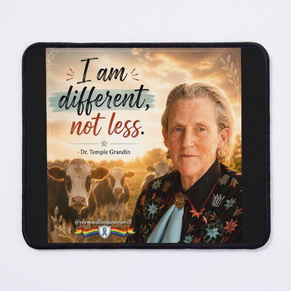 Item preview, I am Different, Not Less. -Temple Grandin Quote designed and sold by CIW78.