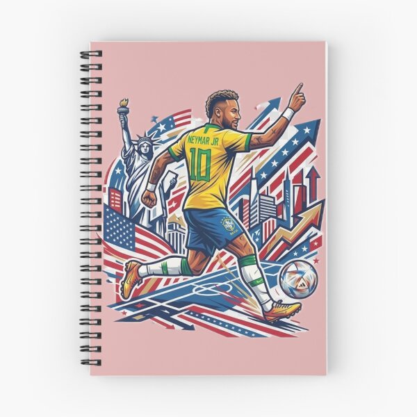 Item preview, Neymar World Cup 2026 USA Brazil Football Legend T-Shirt Design designed and sold by Dowidi.