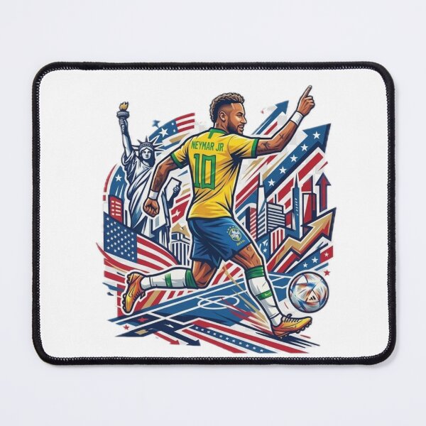 Item preview, Neymar World Cup 2026 USA Brazil Football Legend T-Shirt Design designed and sold by Dowidi.