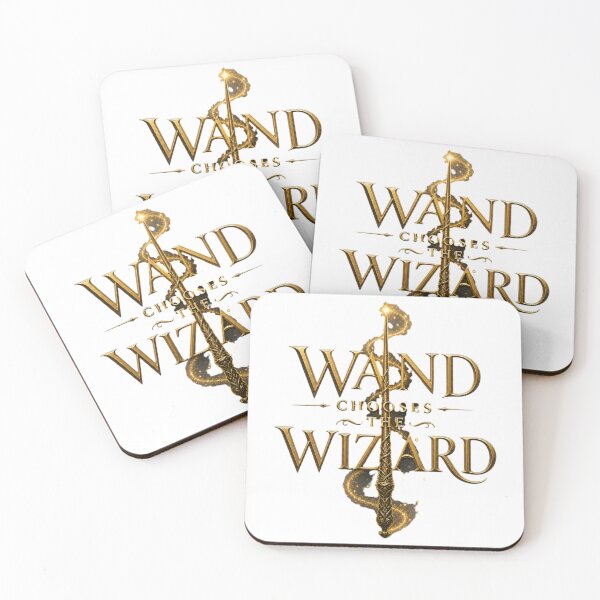 Item preview, The Wand Chooses the Wizard | Magical Fantasy Wizard Quote Design designed and sold by rushaib.