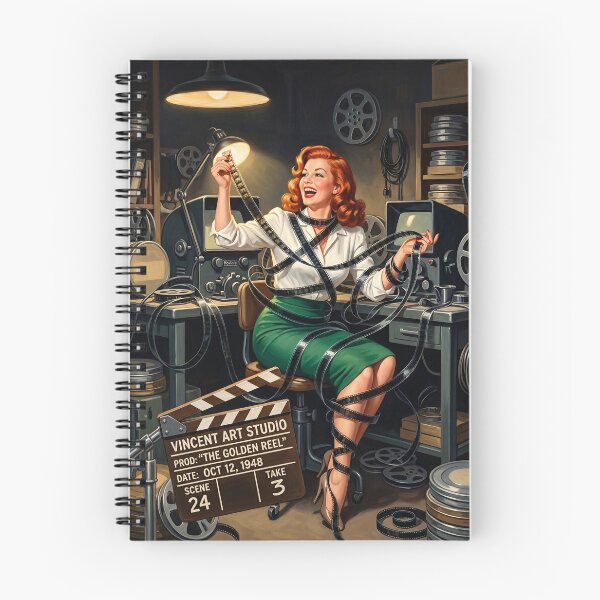 Item preview, Vintage 1940s Hollywood Movie Studio Retro Pinup Wall Art designed and sold by Vincent-68.