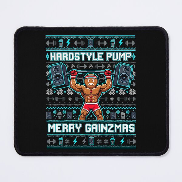 Item preview, Hardstyle Pump Merry Gainzmas Ugly Christmas designed and sold by SPAZE-Typo.