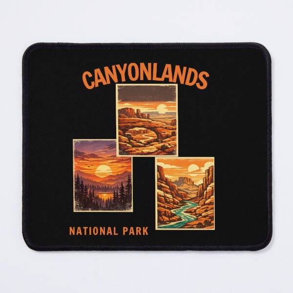 Item preview, Canyonlands National Park Vintage Desert Landscape T-Shirt designed and sold by PMDesignStudio.