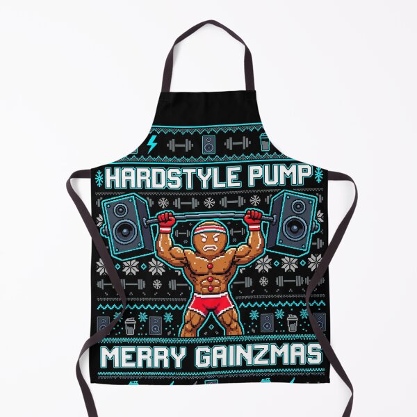 Item preview, Hardstyle Pump Merry Gainzmas Ugly Christmas designed and sold by SPAZE-Typo.