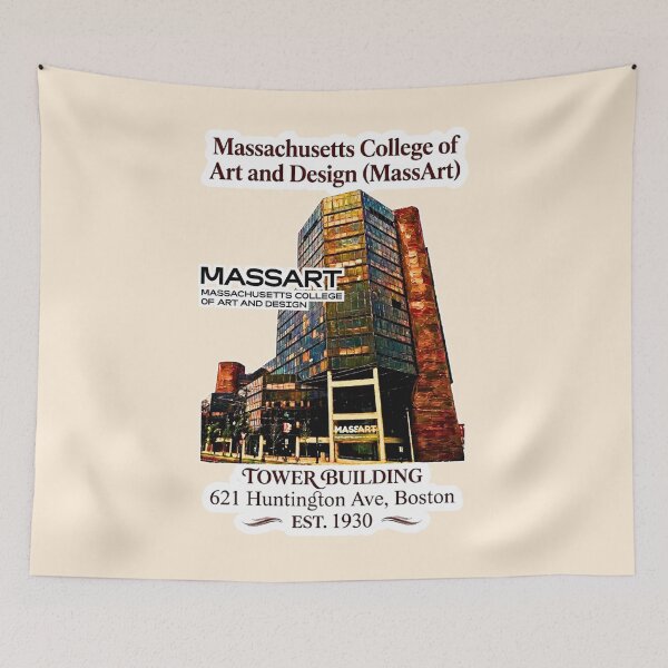 Item preview, MassArt Tower Building Textured Oil Painting Art designed and sold by EvergreenPark - Tee Studio.