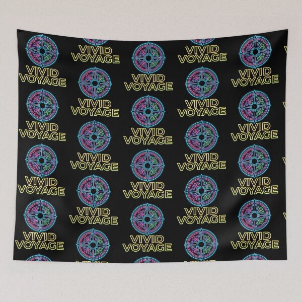 Item preview, Vivid Voyage Neon Compass Gift for Adventurer Traveler designed and sold by PixelQ.