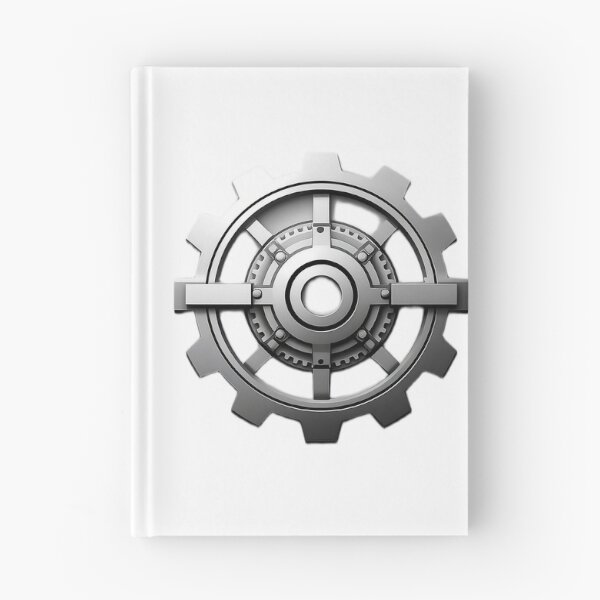 Item preview, Industrial Gear Mechanism Engineering Emblem Design designed and sold by Evergreen Horizon Works.