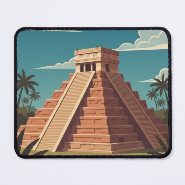 Item preview, Chichen Itza Vintage Travel Art - Mexico designed and sold by Wanderprintt.