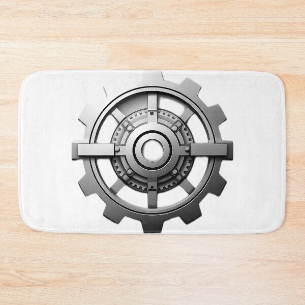 Item preview, Industrial Gear Mechanism Engineering Emblem Design designed and sold by Evergreen Horizon Works.