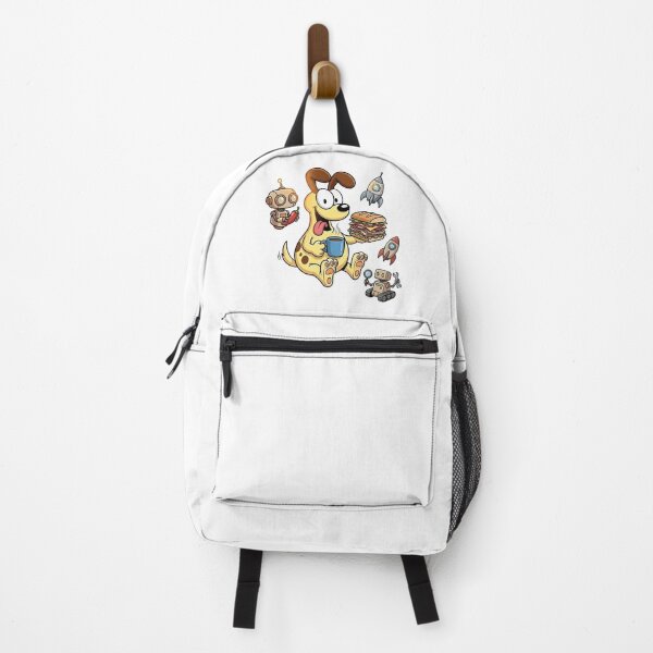 Item preview, Cute Retro Sci Fi Dog Cartoon Funny Robot And Space Adventure Artwork designed and sold by Charonde.