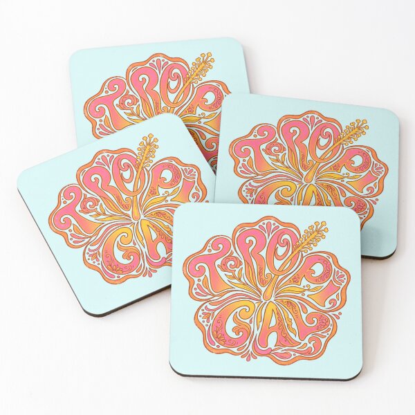 Item preview, Tropical – Groovy Coastal Word Design designed and sold by Sea Gem.