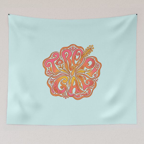 Item preview, Tropical – Groovy Coastal Word Design designed and sold by Sea Gem.