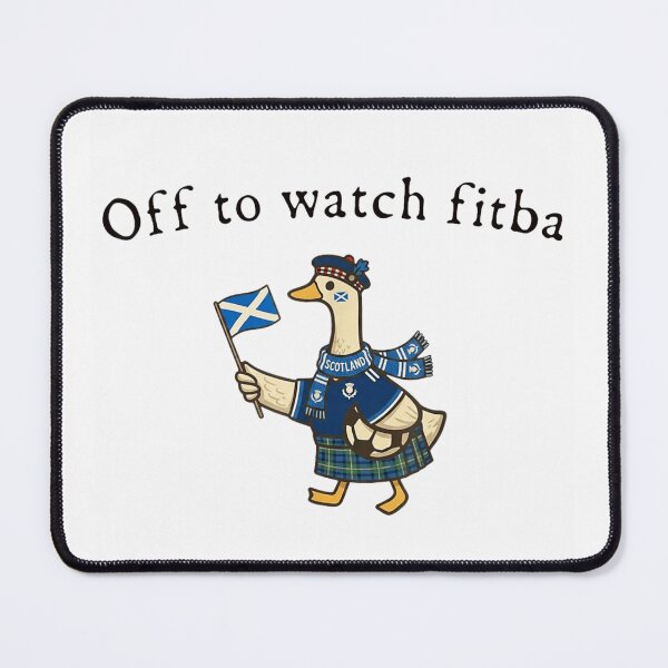 Item preview, Off To Watch Fitba Scottish Supporter Duck Kilt Football Fan Matches Tee designed and sold by Serene woods.