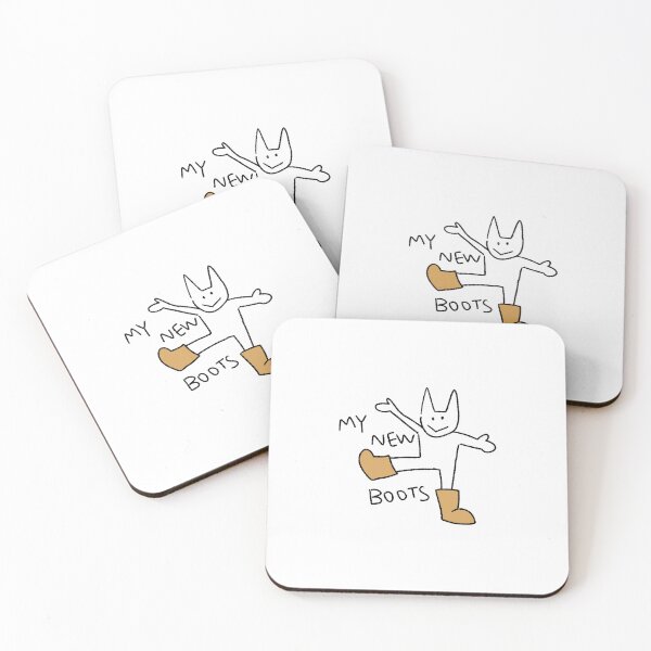 Item preview, Cute Cat in Boots Sticker | Funny Kawaii Cat Illustration | Cat Lover Gift designed and sold by lazydayz16.