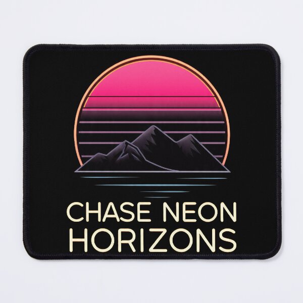 Item preview, Cool Synthwave Birthday Gift for Boyfriend — Chase Neon Horizons Art designed and sold by PixelQ.