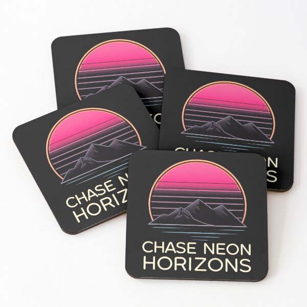 Item preview, Cool Synthwave Birthday Gift for Boyfriend — Chase Neon Horizons Art designed and sold by PixelQ.