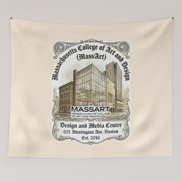 Item preview, MassArt Design and Media Center Vintage Banknote Engraving designed and sold by EvergreenPark - Tee Studio.