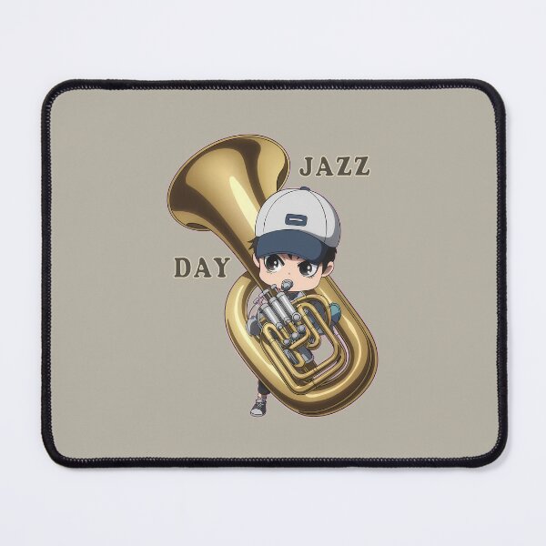 Item preview, Chibi Tuba Boy - International Jazz Day designed and sold by Art-Arcade6.