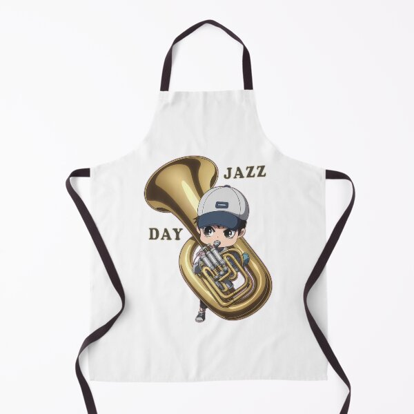 Item preview, Chibi Tuba Boy - International Jazz Day designed and sold by Art-Arcade6.