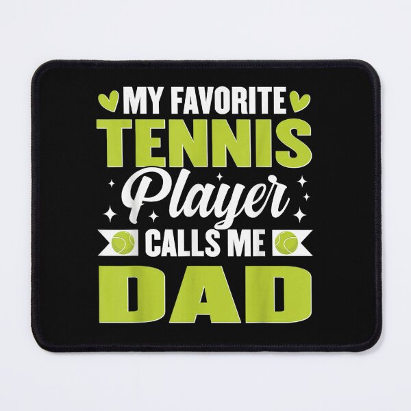 Item preview, My Favorite Tennis Player Calls Me Dad Proud Sports Father Gift Silhouette designed and sold by Taniyah Gomes.