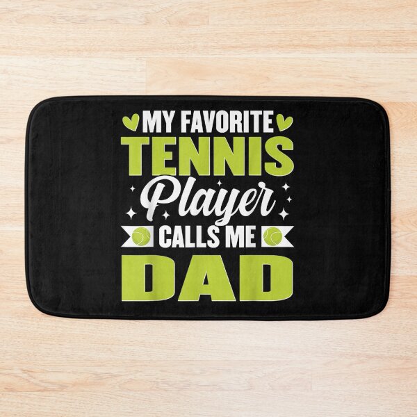 Item preview, My Favorite Tennis Player Calls Me Dad Proud Sports Father Gift Silhouette designed and sold by Taniyah Gomes.