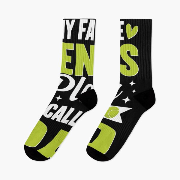 Item preview, My Favorite Tennis Player Calls Me Dad Proud Sports Father Gift Silhouette designed and sold by Taniyah Gomes.