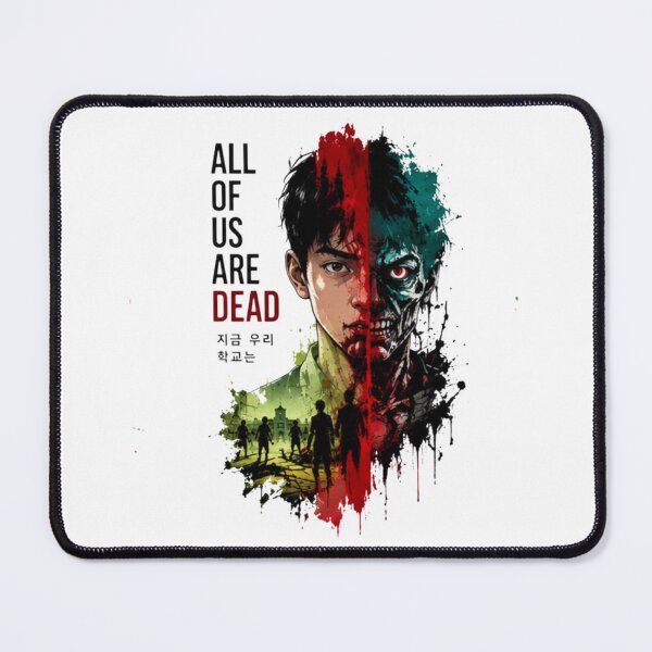 Item preview, All Of Us Are Dead Infected Survivor | Half Human Half Zombie Artwork designed and sold by novaduman.