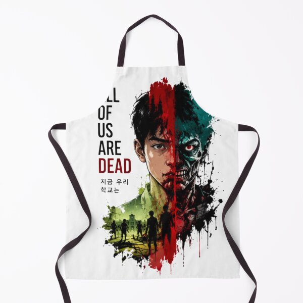 Item preview, All Of Us Are Dead Infected Survivor | Half Human Half Zombie Artwork designed and sold by novaduman.