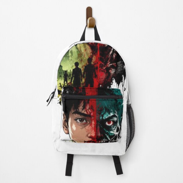 Item preview, All Of Us Are Dead Infected Survivor | Half Human Half Zombie Artwork designed and sold by novaduman.
