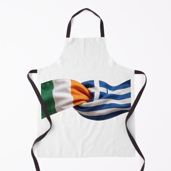 Item preview, Ireland and Greece Flags Entwined designed and sold by TirConnaill.