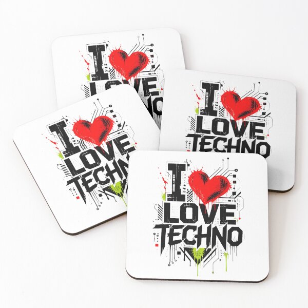 Item preview, Love Techno Industrial Street Art Grungy designed and sold by  ZenRave Designs.