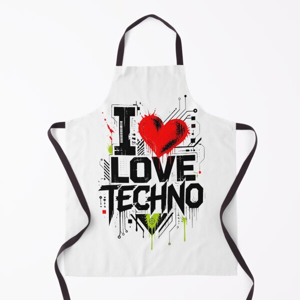 Item preview, Love Techno Industrial Street Art Grungy designed and sold by  ZenRave Designs.