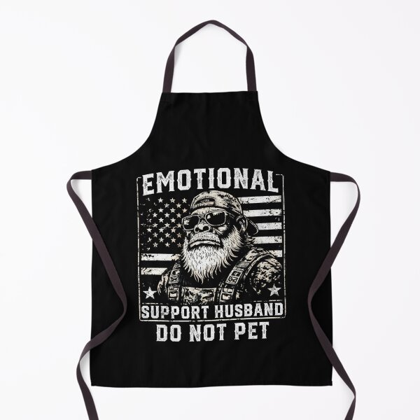 Item preview, Emotional Support Husband Do Not Pet Funny Monkey designed and sold by Hedoraxe.