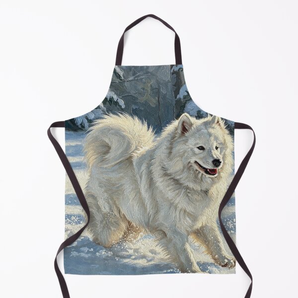 Item preview, Samoyed Playing in the Snow designed and sold by TheresaNicole.