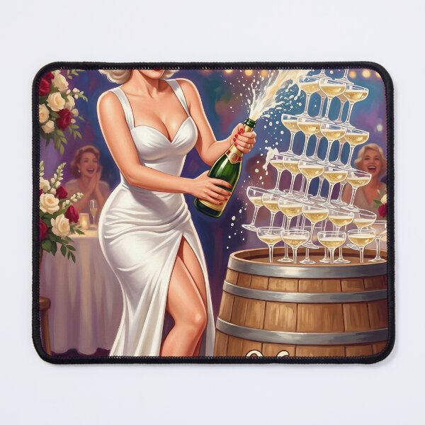 Item preview, Vintage Glamour Champagne Celebration Wall Art designed and sold by Vincent-68.