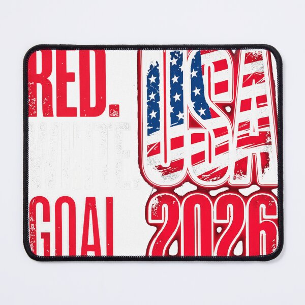 Item preview, RED. WHITE. GOAL. Football Soccer World Cup USA 2026 Classic T-Shirt designed and sold by DArtfulStudio.
