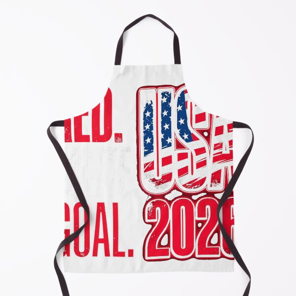 Item preview, RED. WHITE. GOAL. Football Soccer World Cup USA 2026 Classic T-Shirt designed and sold by DArtfulStudio.