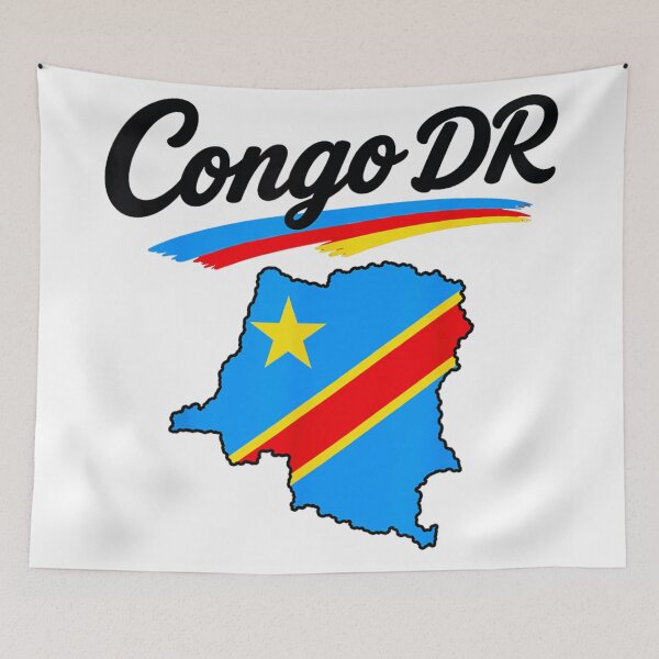Item preview, Congo DR Map Flag National Pride Democratic Republic Of Congo Souvenir Shirt designed and sold by Taniyah Gomes.