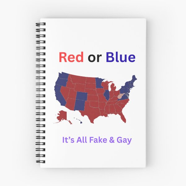 Item preview, Red or Blue designed and sold by RocknRollTrivia.