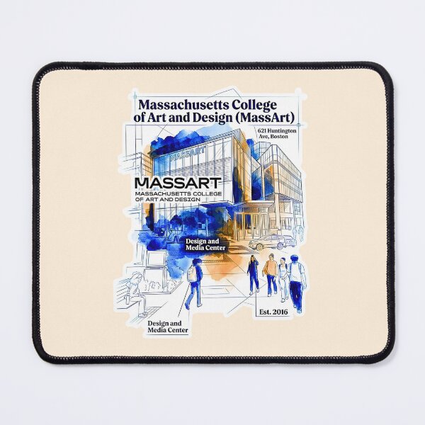Item preview, MassArt Design Media Center Architectural Blueprint Sketch designed and sold by EvergreenPark - Tee Studio.