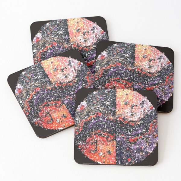 Item preview, cosmic waves round cubes colorful geometric abstract pattern designed and sold by SmashingDeals.