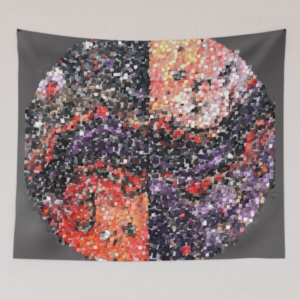 Item preview, cosmic waves round cubes colorful geometric abstract pattern designed and sold by SmashingDeals.