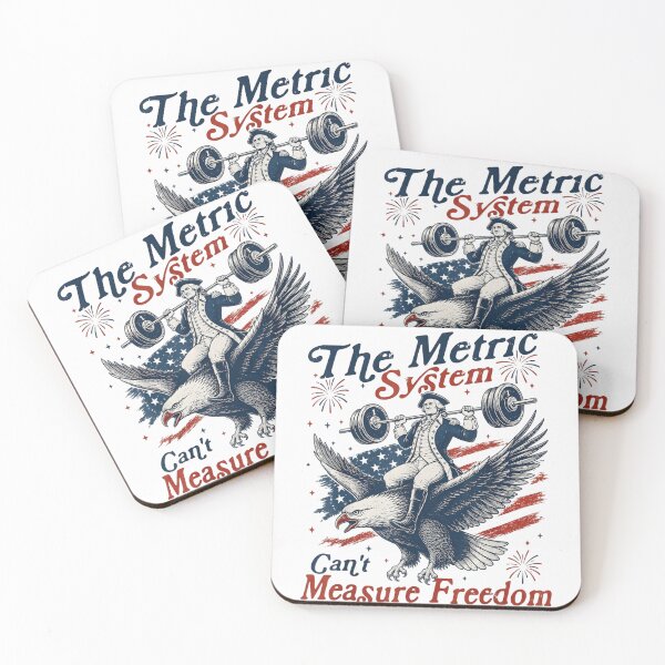 Item preview, The Metric System Cant Measure Freedom George Washington Riding Eagle Heavy Weightlifting designed and sold by Taniyah Gomes.