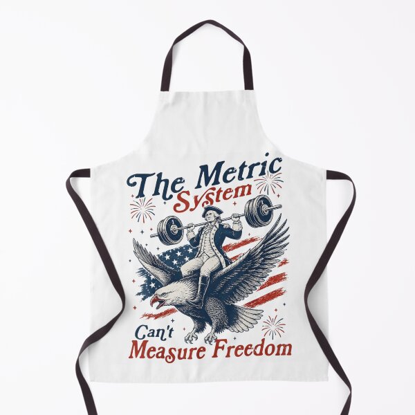 Item preview, The Metric System Cant Measure Freedom George Washington Riding Eagle Heavy Weightlifting designed and sold by Taniyah Gomes.