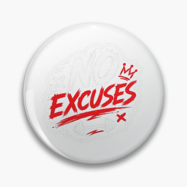 Item preview, No Excuses Gym Motivation Design | Fitness Workout Quote designed and sold by SimranChhina.